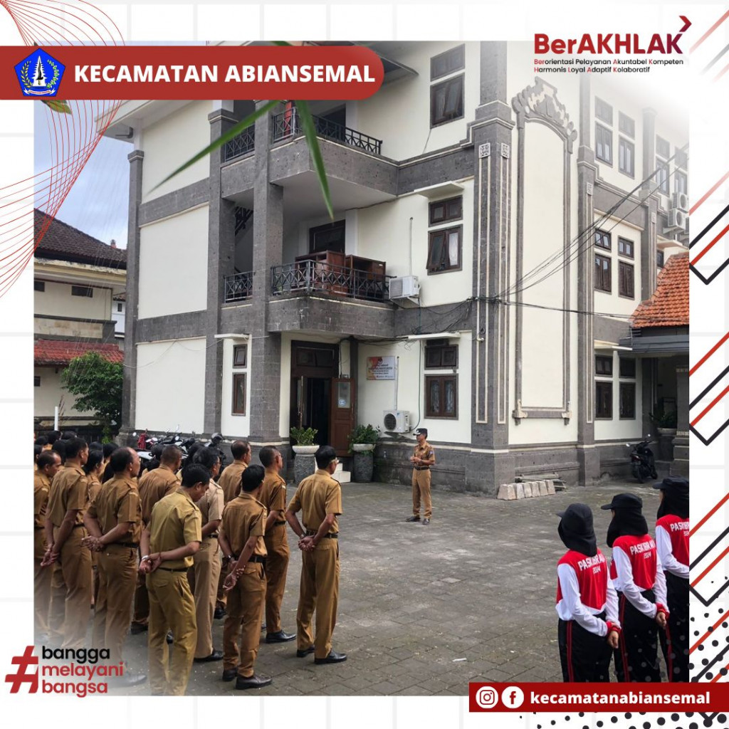 Apel Pagi Pegawai Kantor Camat Abiansemal